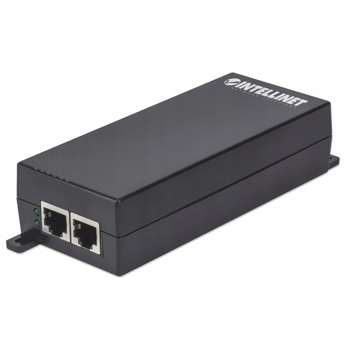 Sursa de alimentare PoE+ Intellinet 1x RJ45 30W, plastic, fara ventilator, 100m