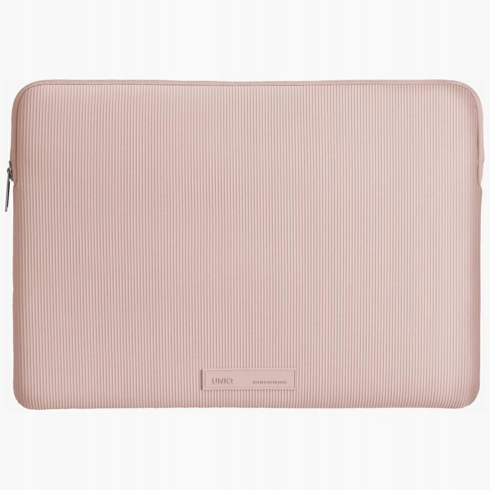 Torba laptop UNIQ Cyprus Ridge Edition, neopren roz, 14", rezistenta la apa, dimensiuni 31.9x22.8x1.75cm