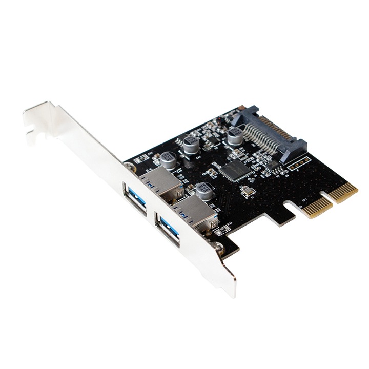 Controler USB 3.1 PCIe 2x USB 3.1, 10Gbps, compatibil cu USB 3.0/2.0/1.1