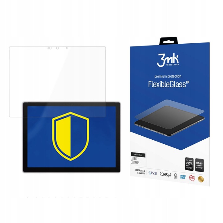 Folie protectie 3mk FlexibleGlass за Microsoft Surface Pro 7+, 0,3мм, устойчивост на надраскване, пълен комплект