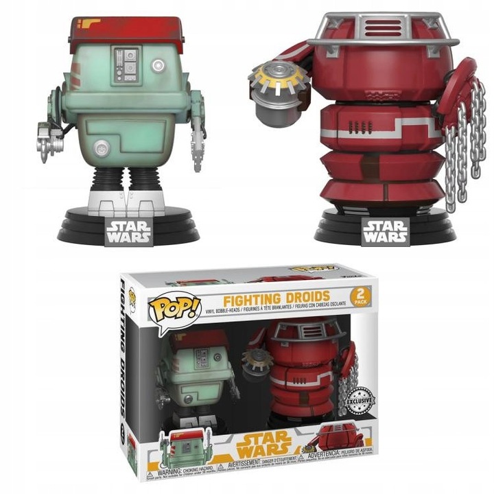 Фигурка Funko Pop! Star Wars 2-пак Бойни дроиди, 11см, многоцветен