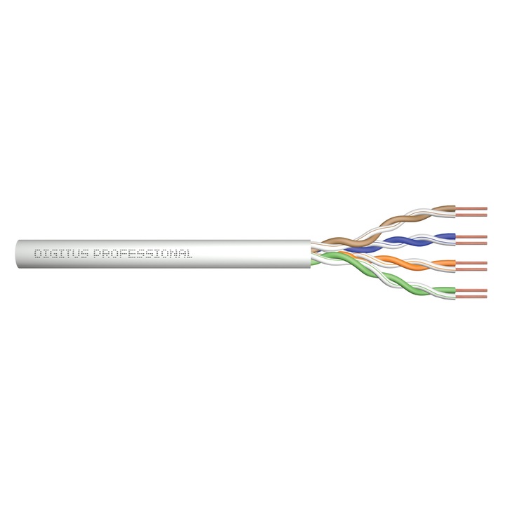 Digitus CAT 5e hálózati kábel, U/UTP, 305m, szürke, 4x2 AWG 24/1