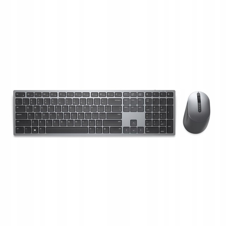 Комплект клавиатура и мишка Dell KM7321W, титаново сив