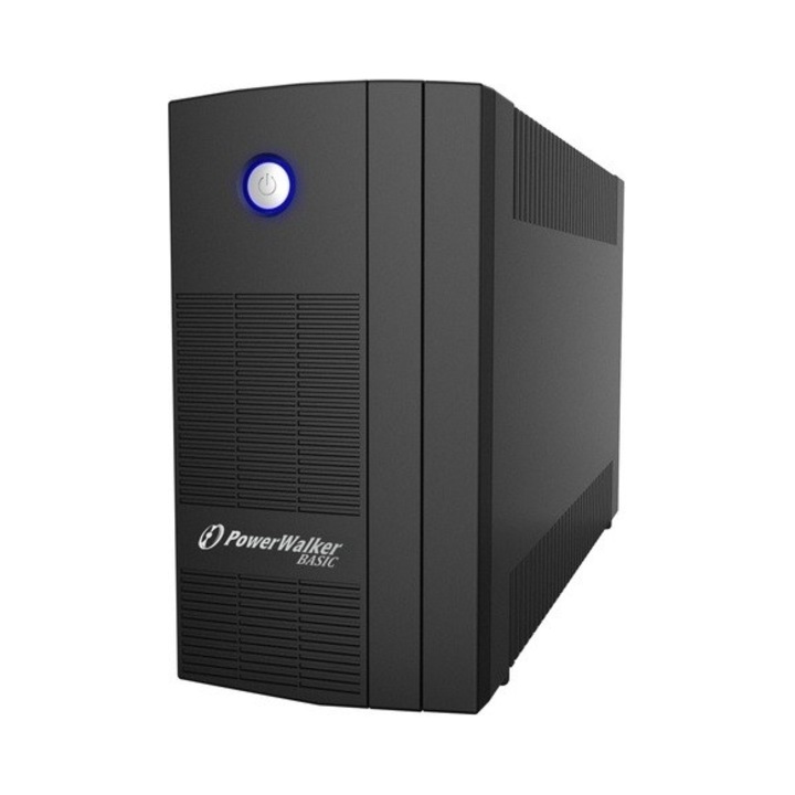 UPS PowerWalker VI 650 SB FR, line-interactive 650VA, port USB HID, 2 prize PL, negru