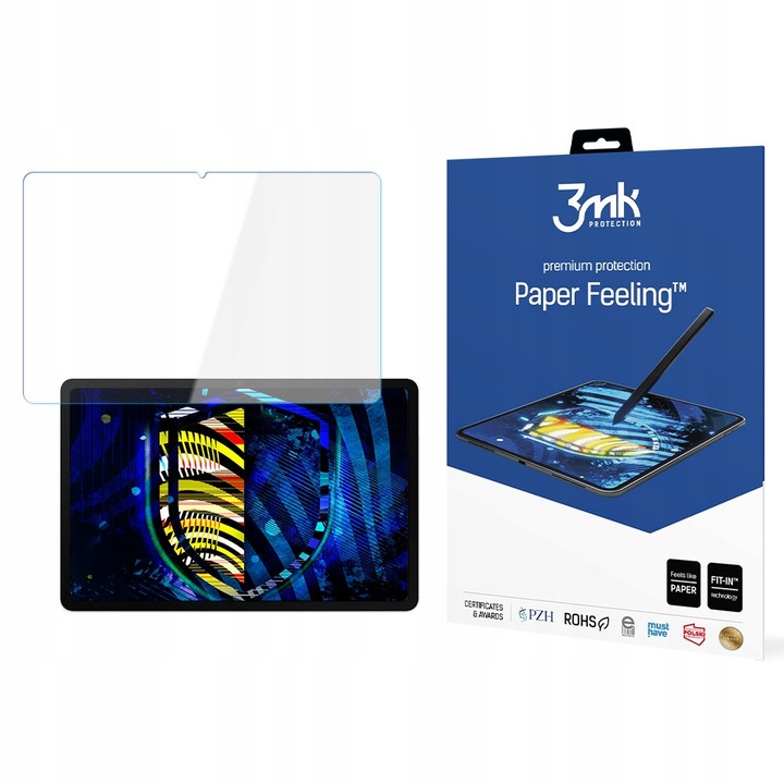 Защитно фолио за таблет 3mk Paper Feeling, комплект 2 бр., за Samsung Galaxy Tab S8, 0,18 мм, против отпечатъци, прозрачно