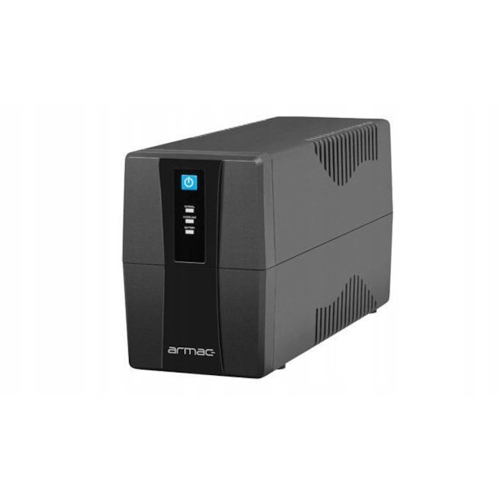 UPS Armac Home Lite 650 VA Line-Interactive, LED, 2 x 230V, Negru, 1 buc