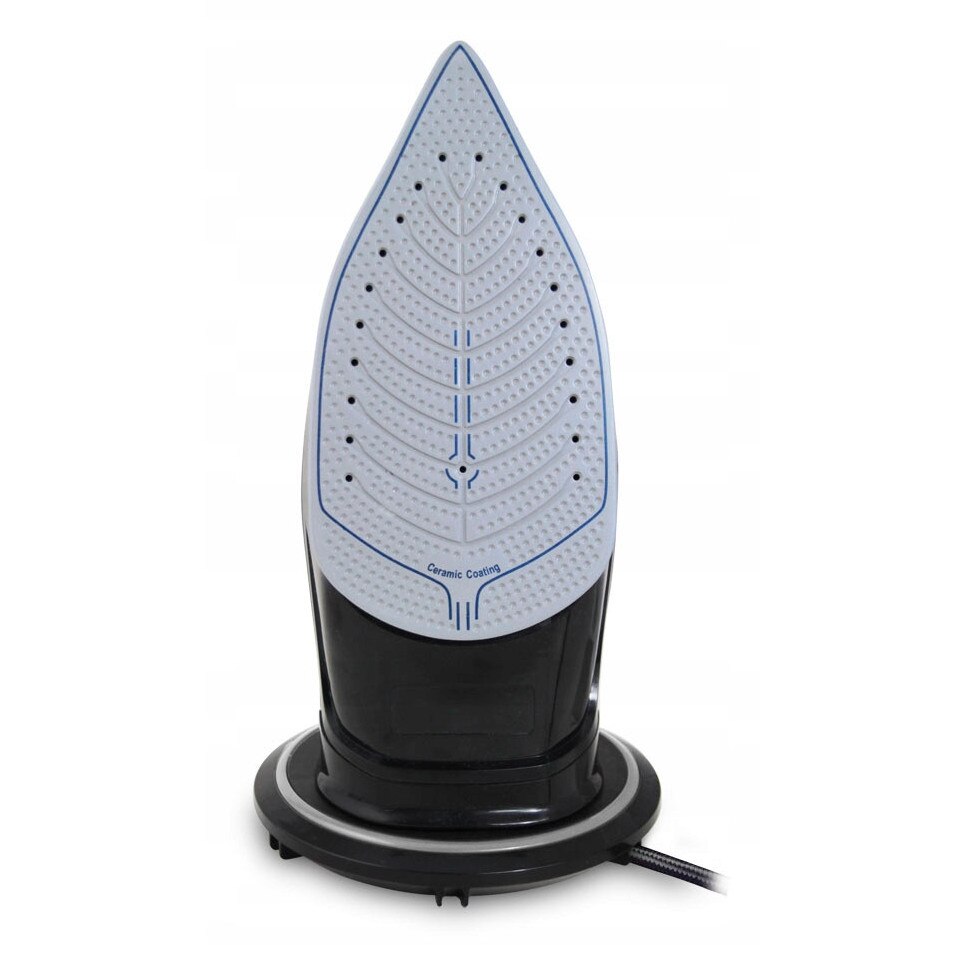 Fier de calcat fara fir Esperanza Satin ceramic 2600W, capacitate 300ml, culoare alba