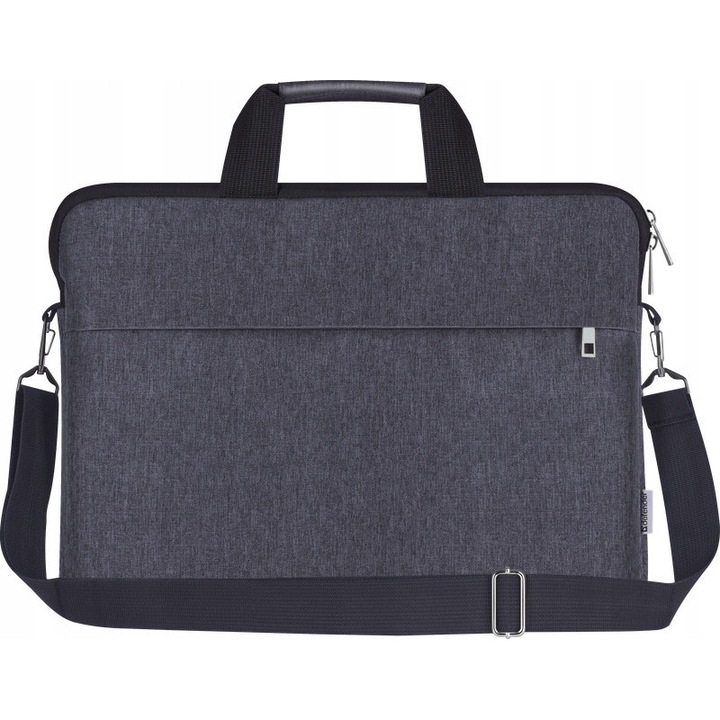 Чанта за лаптоп Defender, модел Chic, 15.6", тъмносив цвят, със защита против надраскване и подплата от пяна