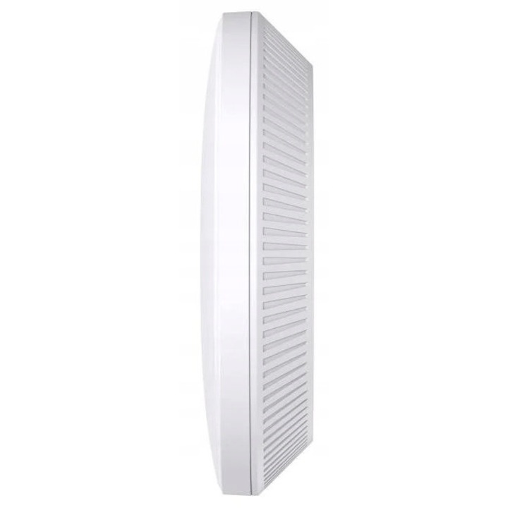 Punct de acces TP-Link EAP723, Wi-Fi 7 dual-band, port 2.5 GbE, PoE 802.3at, MU-MIMO, pentru montaj pe tavan, alb, 160x160x36.7 mm