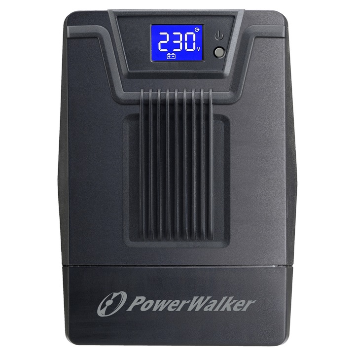 UPS PowerWalker VI 1500 SCL 1500 VA (900 W), arhitectura line-interactive, 4x prize Schuko, LCD, USB, negru