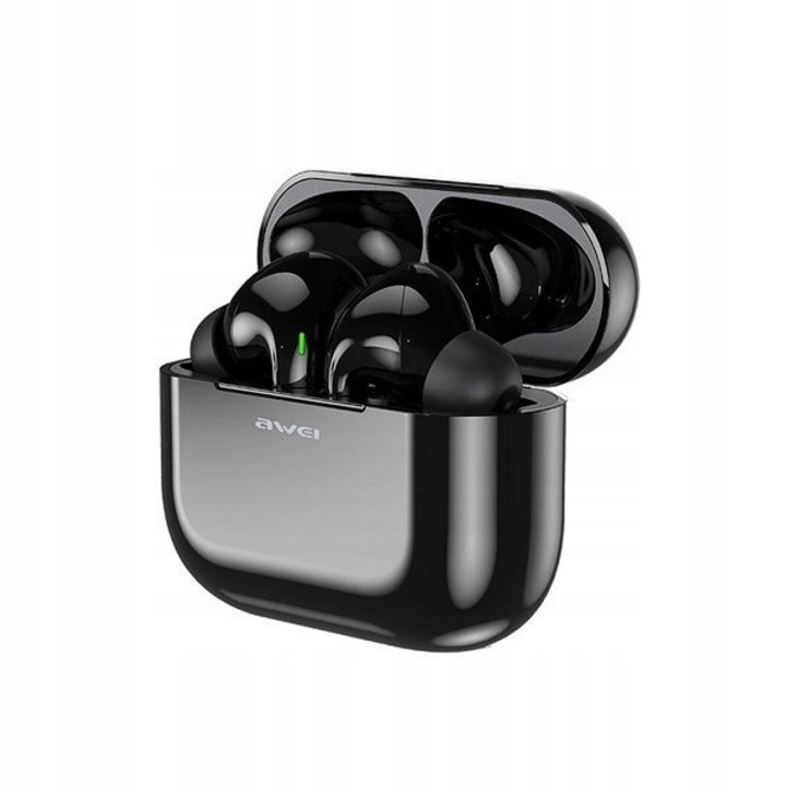 Casti Wireless Awei T29 TWS, Bluetooth 5.0, impermeabile IPX4, negru