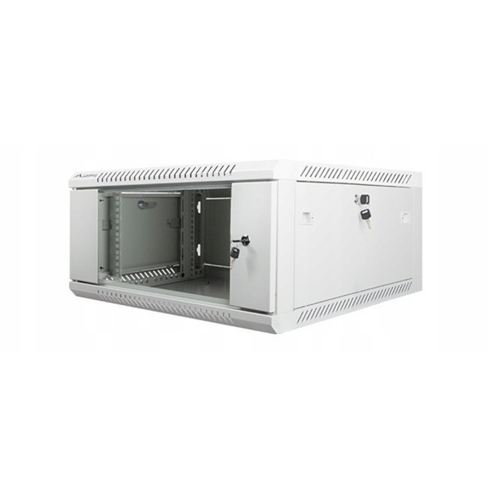 Fém szekrény wisa 19", Lanberg, 4U, 600x600mm, IP20, 60kg