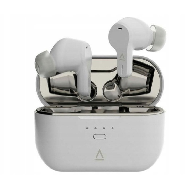 Casti wireless Creative Zen Air SXFI, Bluetooth 5.3, ANC, gri, pana la 39 ore autonomie