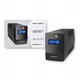 Qoltec Monolith 850VA 480W fekete UPS tápegység 100x286x144mm