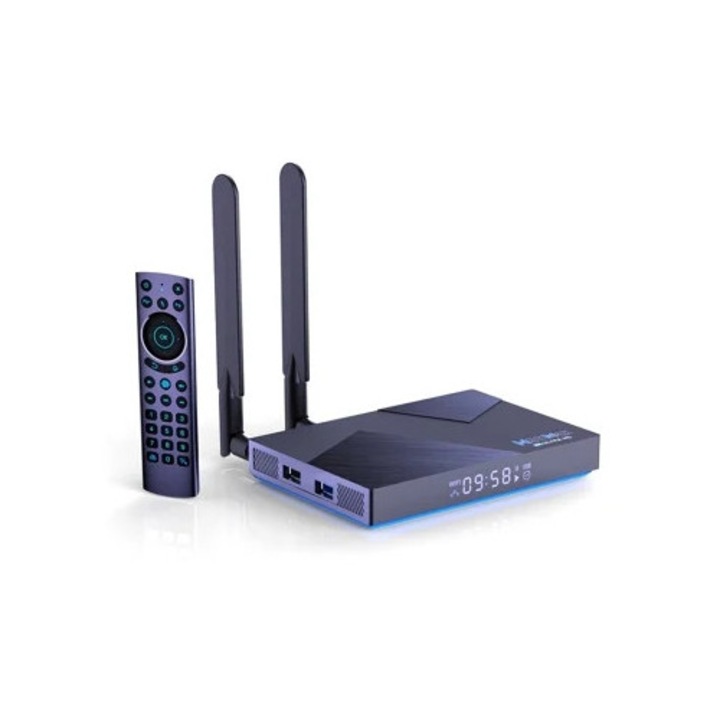 Mediaplayer Smart TV Box H96 Max V58, Android 12.0, 4GB RAM, 32GB, Quad Core, többszínű