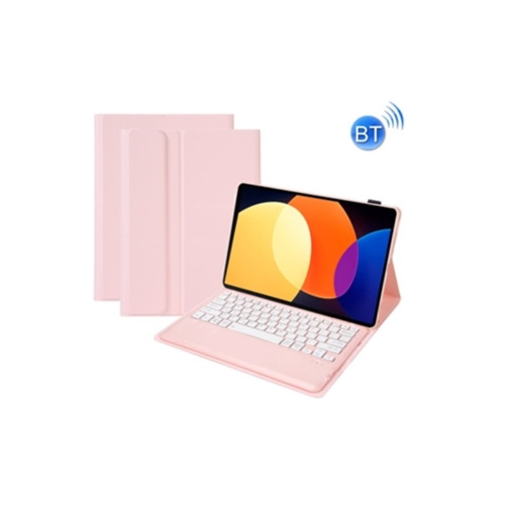 Billentyűzet Touchpaddel Xiaomi Pad 5 Pro 12.4-hez, rózsaszín