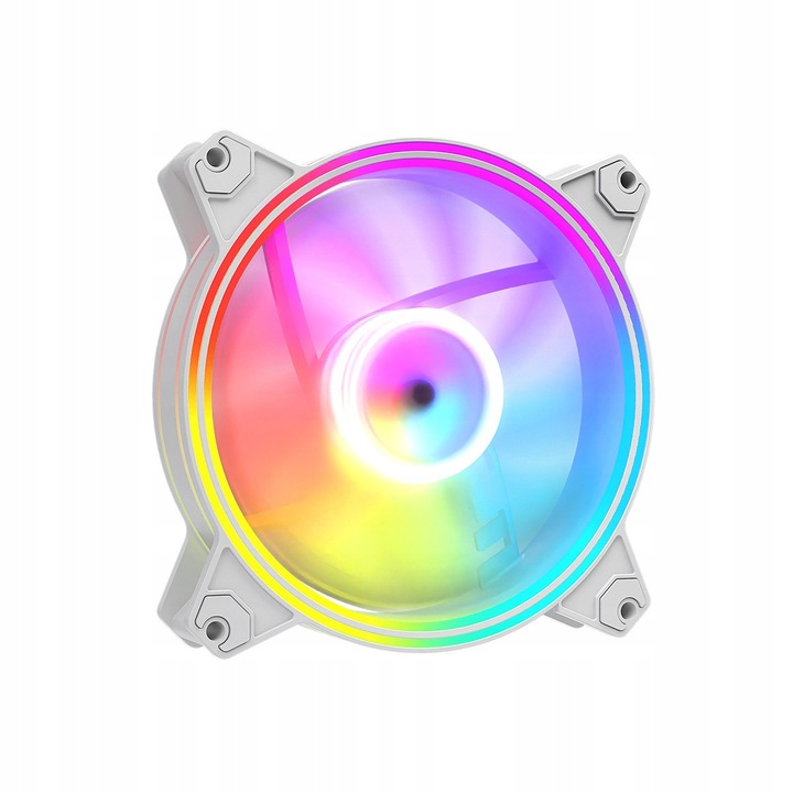 Ventilátor PC Modecom Volcano Apex ARGB fehér 120mm 1400RPM