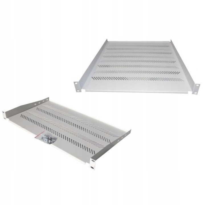 Raft Assmann 19", 1U, 250mm, gri, 483x250mm