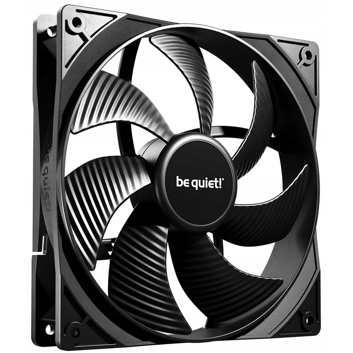 Ventilator PC Pure Wings 3, 140mm, 57,4 CFM, 21,9 dB, negru