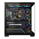 Кутия за компютър Modecom Volcano Stellar Plus ARGB MIDI 8F, 8 ARGB вентилатора, закалено стъкло, черна