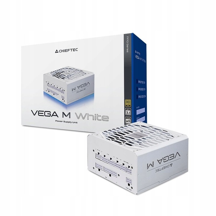 Sursa PC Chieftec Vega 750W modulara alba 13.5cm 80 PLUS Gold