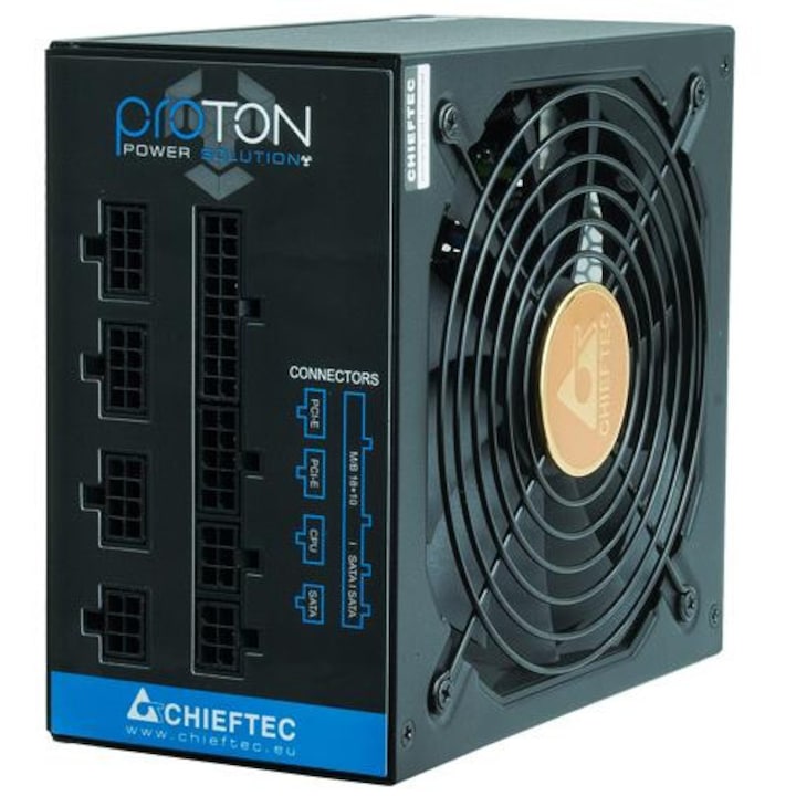 Sursa PC Chieftec BDF-1000C 1000W 80 Plus Bronze negru 150x140x87mm