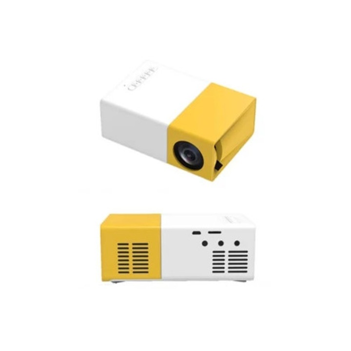 Videoproiector YG300 Pro Wireless, portabil, HDMI, USB, LED, priza US