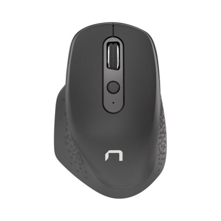 Mouse wireless Natec Falcon, 3200 DPI, negru, 11.9x4.7x7.7cm
