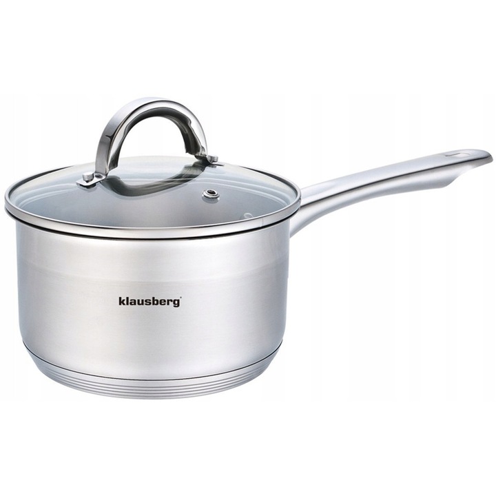 Тенджера Klausberg KB-7133 инокс 16x8см 1,5л с капак