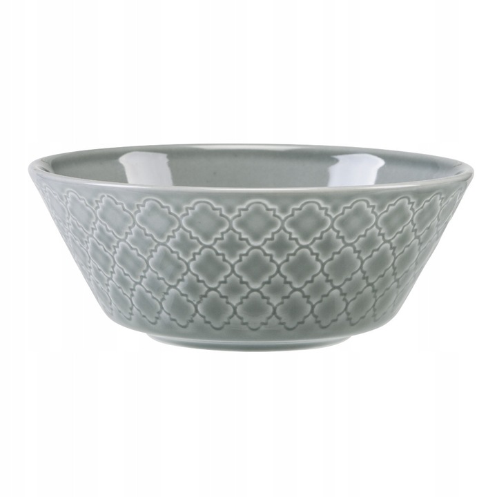 Lubiana Marrakesz porcelán salátástál 15cm, szürke, karcálló, mindennapi használatra alkalmas