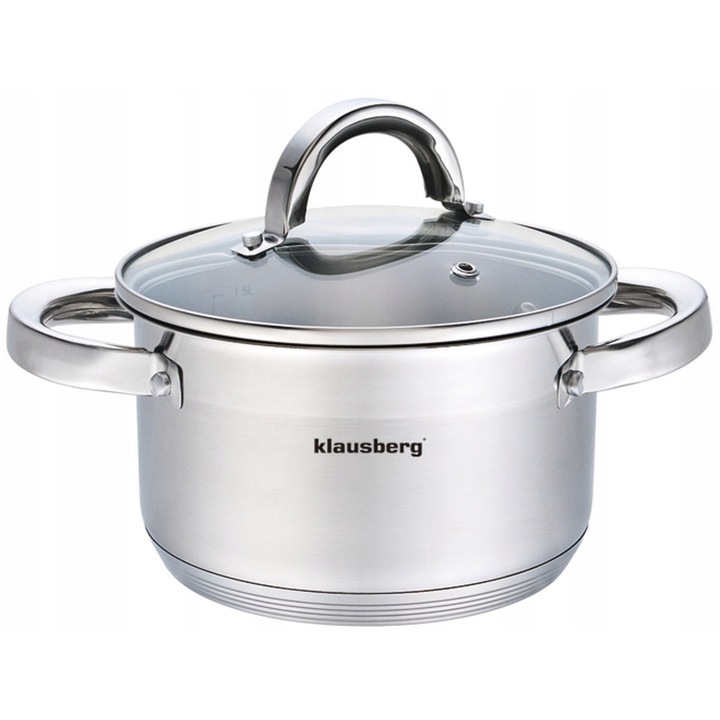 Oala Klausberg 3.5L 20x11.5cm inox strat termic 5 straturi