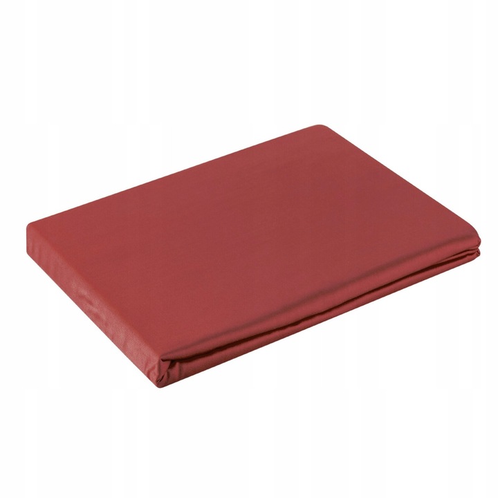 Cearceaf cu elastic Eurofirany NOVA3 100x200x25cm satin rosu