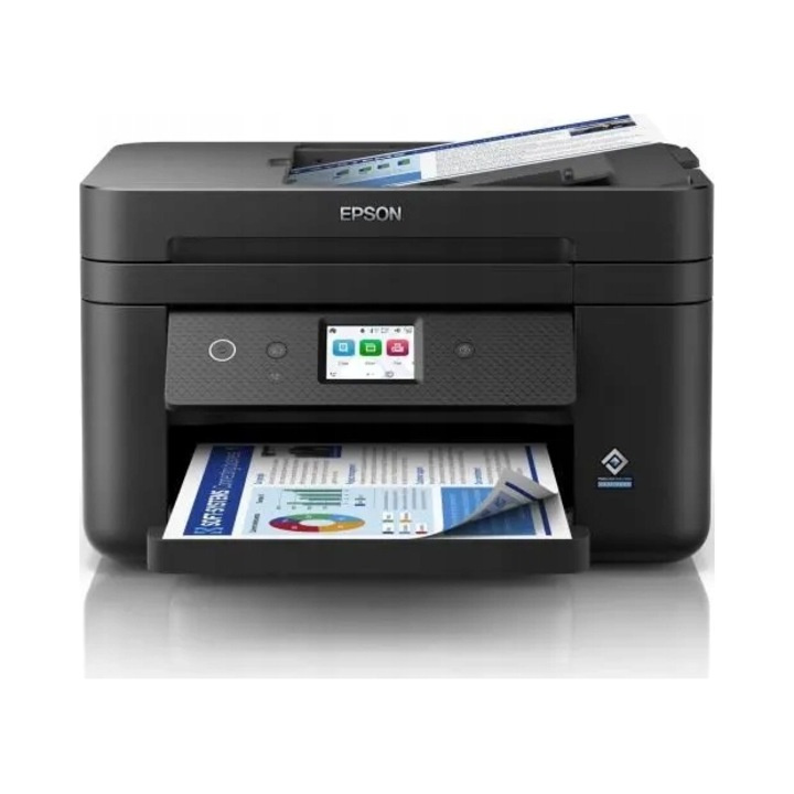 Imprimanta multifunctionala Epson WorkForce WF-2960DWF, A4, 4800x1200 DPI, Wi-Fi, neagra