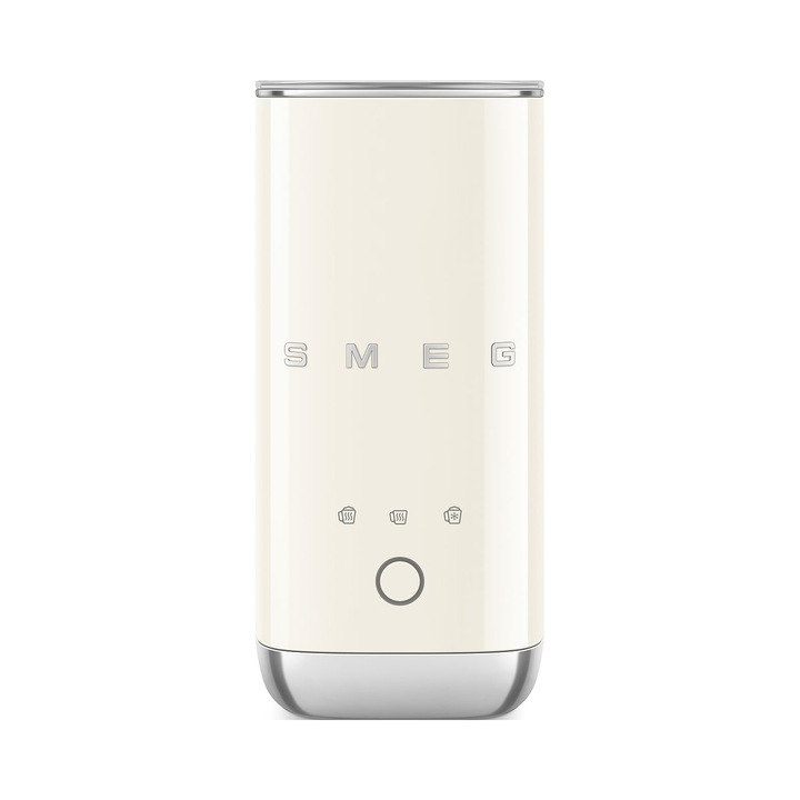 Spumant de lapte Smeg, 50's Style, crem, 60x93x93mm, 500W