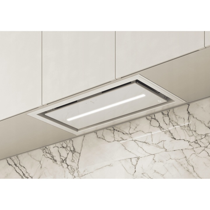Beépíthető páraelszívó Ciarko Uno, 55 cm, GestureControl rendszer, Warm2ColdLED világítás, fehér