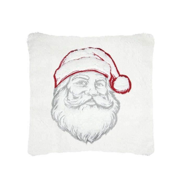 STOF Noel díszpárna, 45x45 cm, Mikulás design, ajándék