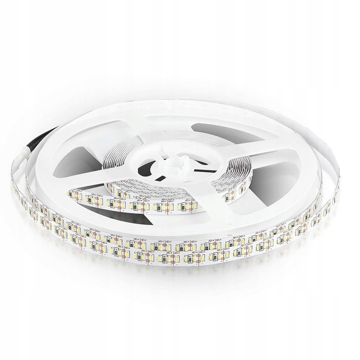 LED лента 5м 12V V-TAC, 18W, 1700lm, 3000K, IP20