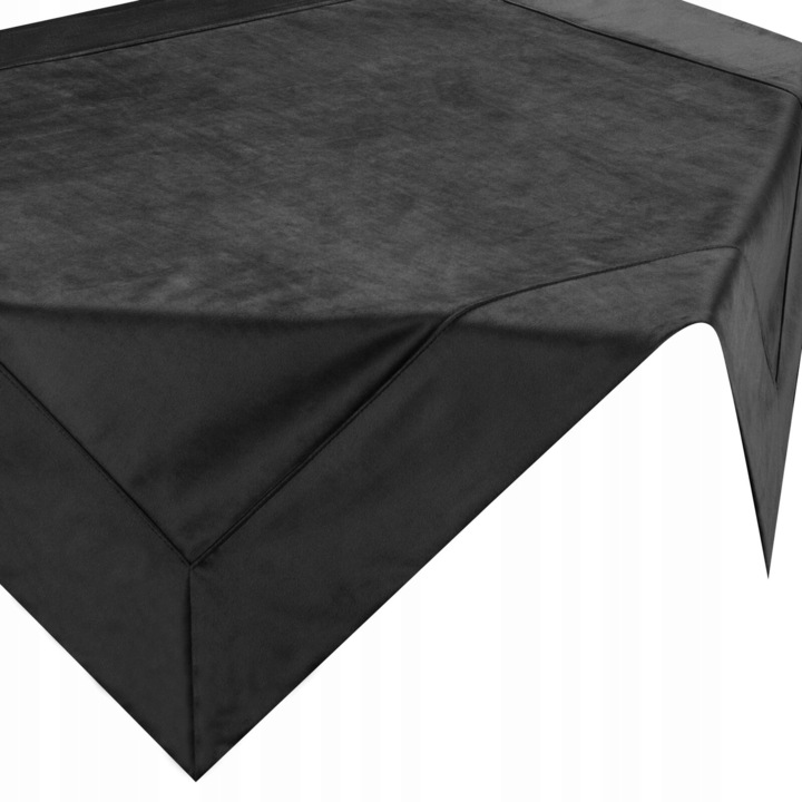 Dekoratív asztalterítő Velvet 85x85cm, fekete, Eurofirany szett