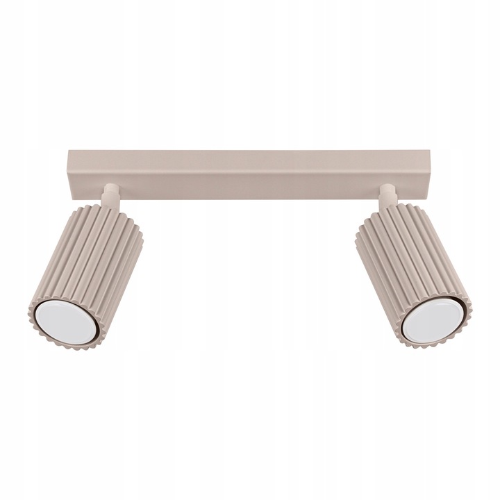 SOLLUX LIGHTING KARBON 2 mennyezeti lámpa taupe 0.9kg