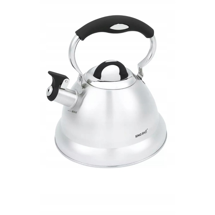 Ceainic 1,5L, Kinghoff, termometru din otel inoxidabil, 10 pungi 17x32cm