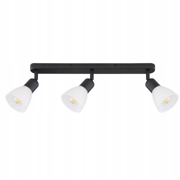 Lustra Light Prestige Malta, 3xE14, metal, negru, 45x17cm