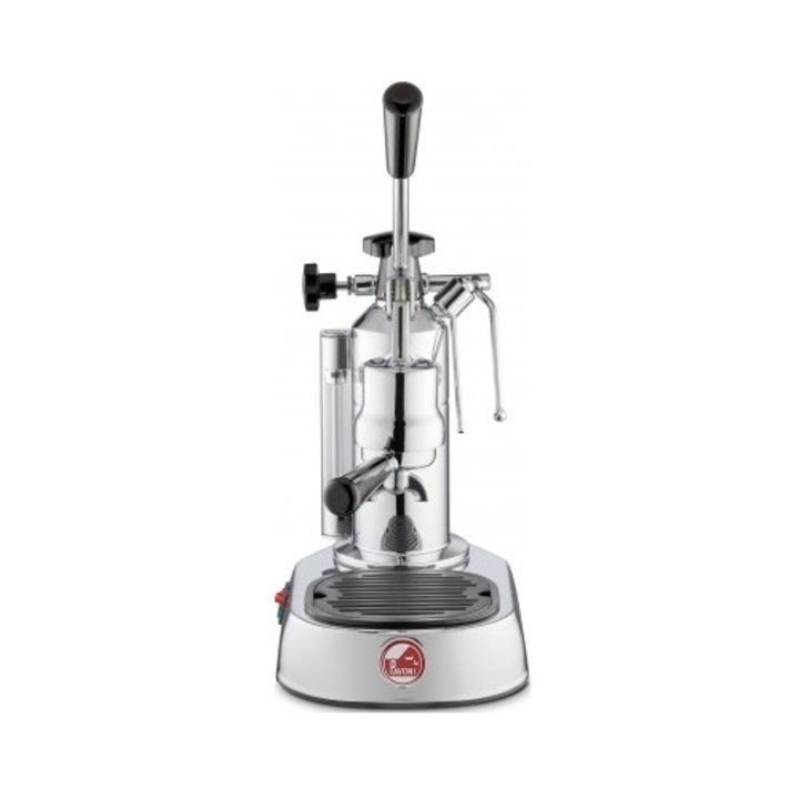 Еспресо машина La Pavoni Europiccola Lusso, месинг хромиран, 0.8L, с двойна функция за приготвяне и разпенване