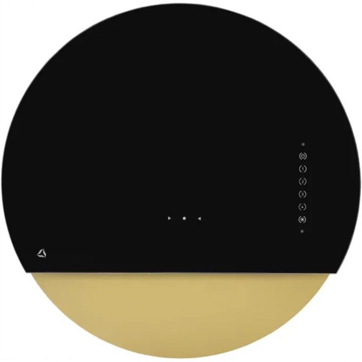 Hota Ciarko Design Eclipse, fekete/arany, 165W, 600x338mm, szénszűrővel együtt