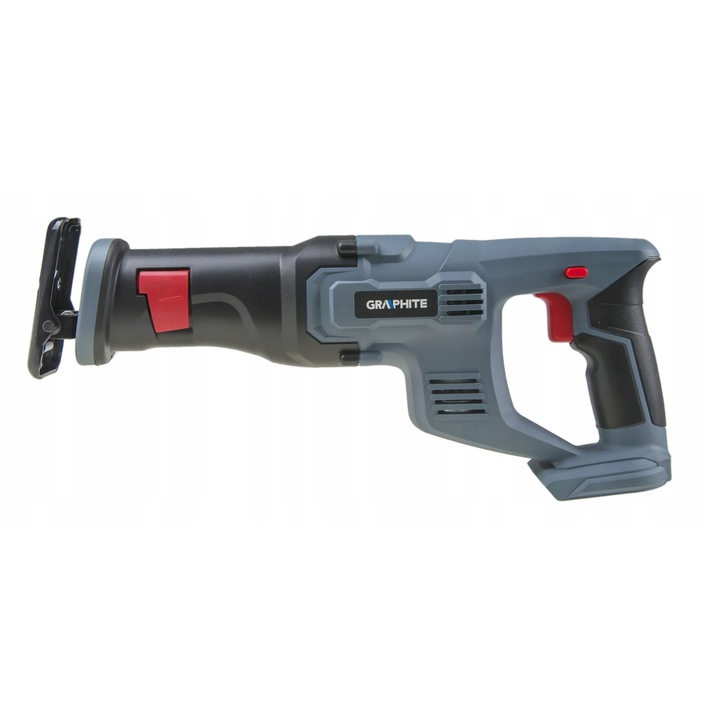 Fierastrau sabie Graphite Energy+ 18V, fara acumulator, reglabil, negru