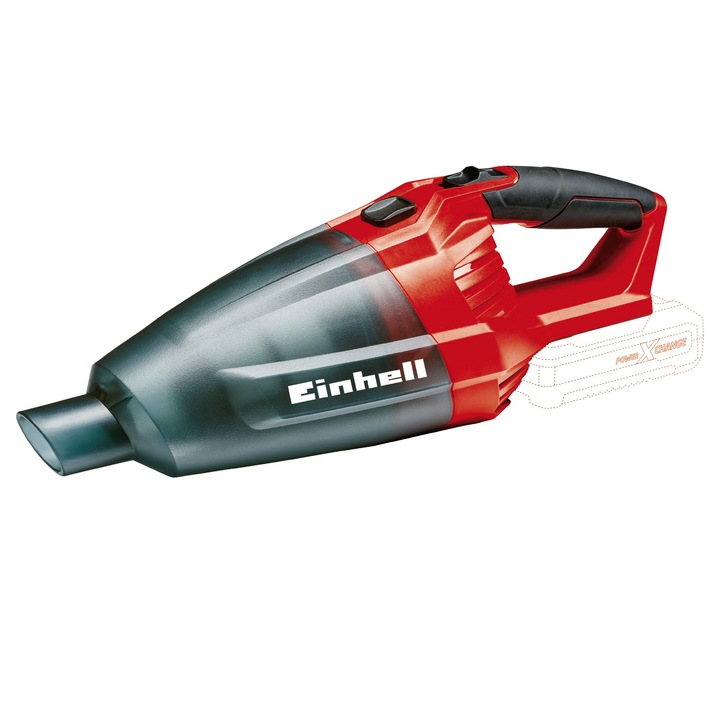 Ръчна прахосмукачка Einhell TE-VC 18 LI SOLO безжична черна 0,25л 46,5см