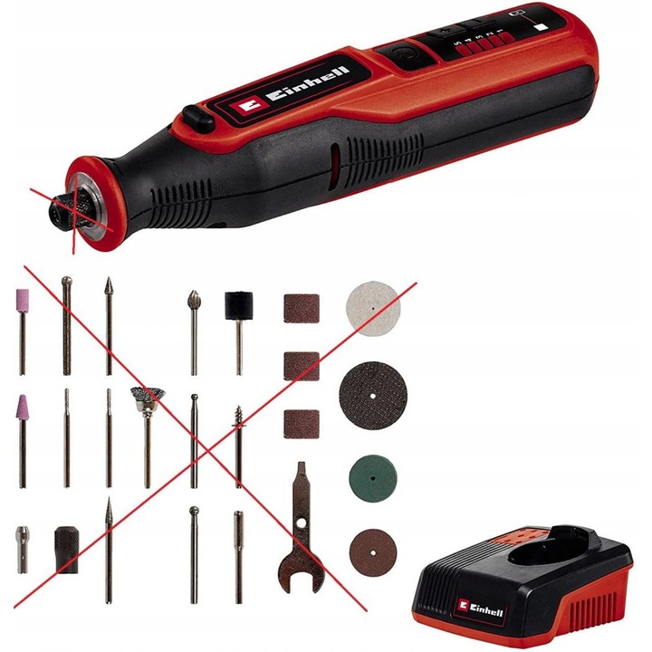 Polizor multifunctional Einhell TE-MT 7,2V Li, 1500mAh, LED, set accesorii