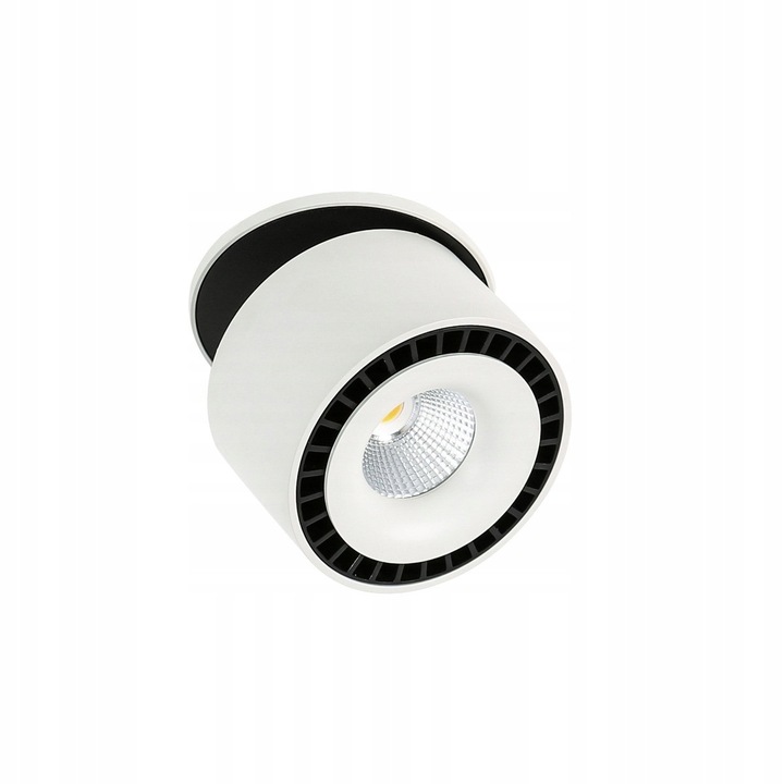 Spoturi Italux Sevilla, LED, alb/negru, 28W, 14x11cm