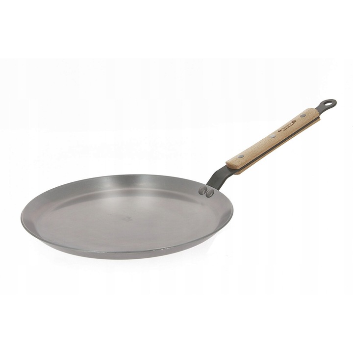 Тиган за палачинки, de Buyer, Mineral B Bois, въглеродна стомана, 24см, 45.5x1.2см
