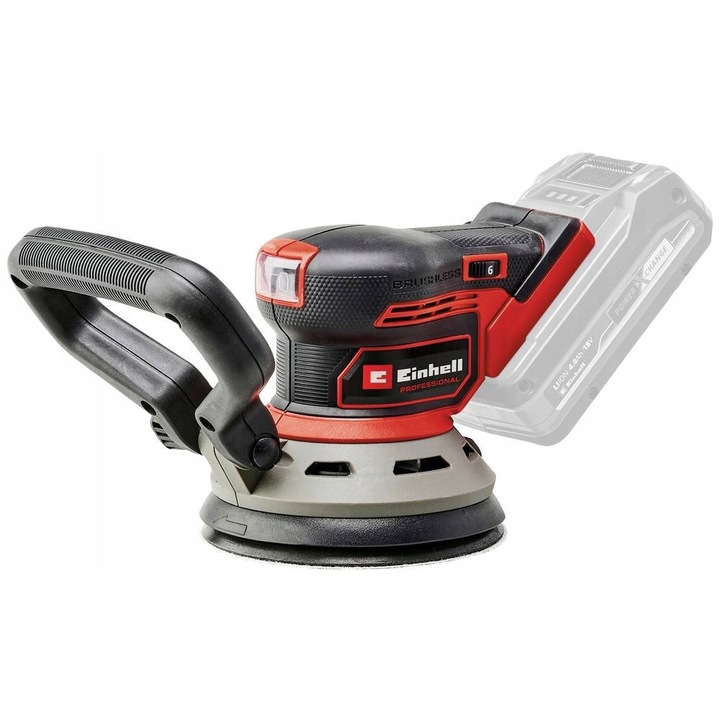 Einhell TP-RS 18/32 Li BL excentercsiszoló, 125mm, 18V, 3x csiszolópapír készlet