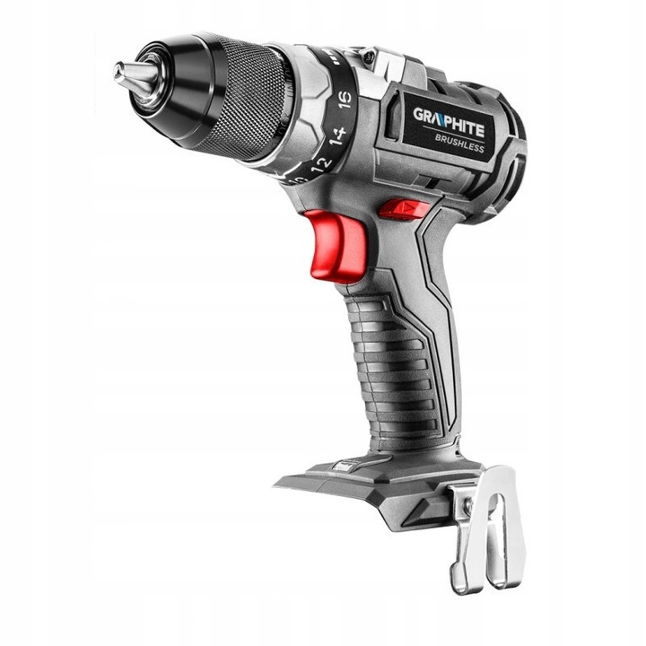 GRAPHITE 18V akkumulátoros kefe nélküli fúró 58Nm 200x220mm, 1.2kg